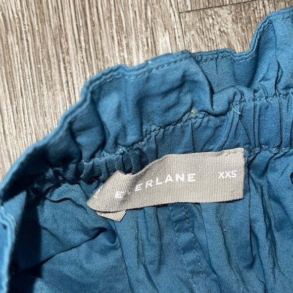 Everlane Blue Shapeless Flowy Jumpsuit 100% cotton size xxs oversized - Picture 2 of 5